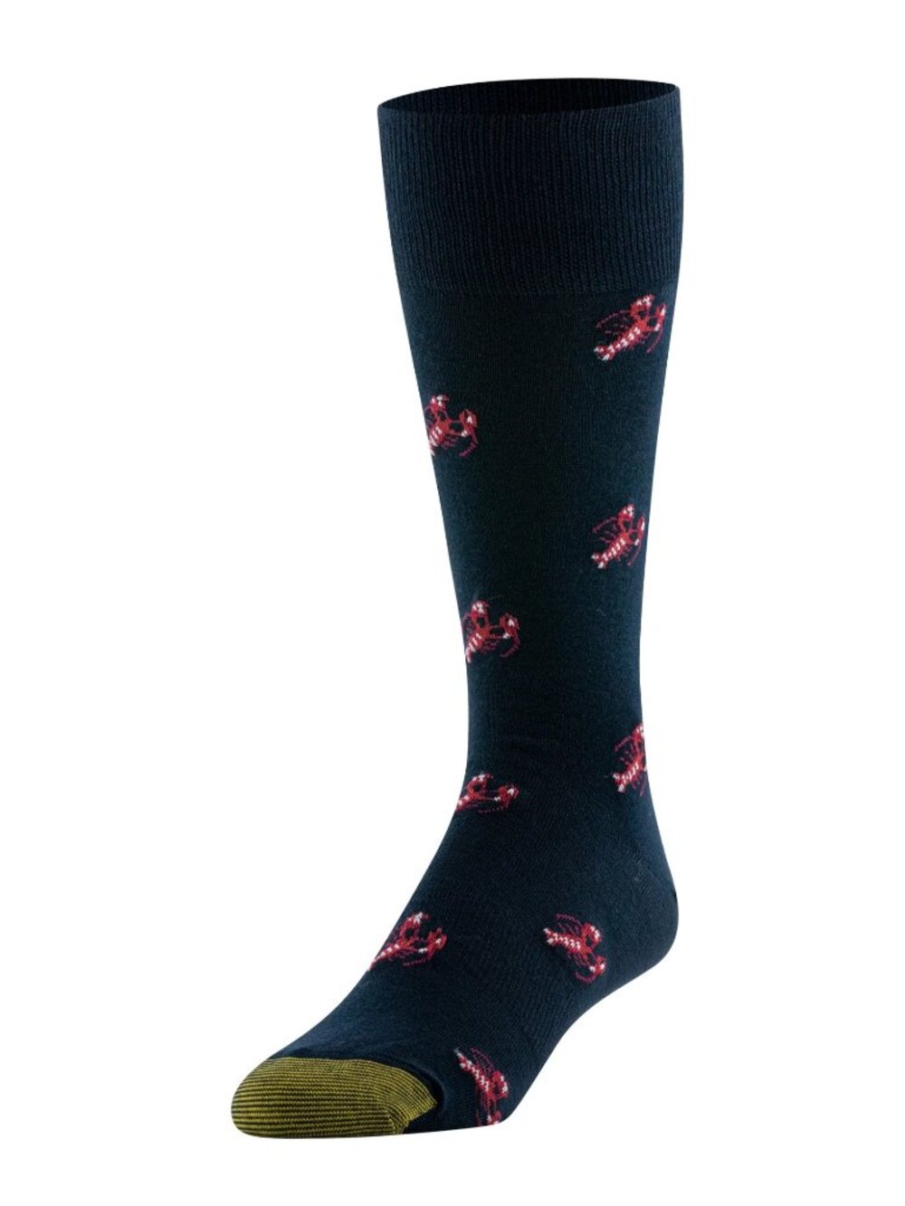 9 Pair Goldtoe Men's Casual Crew Socks Size 6-12.5 Argyle, Flamingos, Lobster - Picture 5 of 11